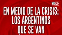 En medio de la crisis: los argentinos que se van