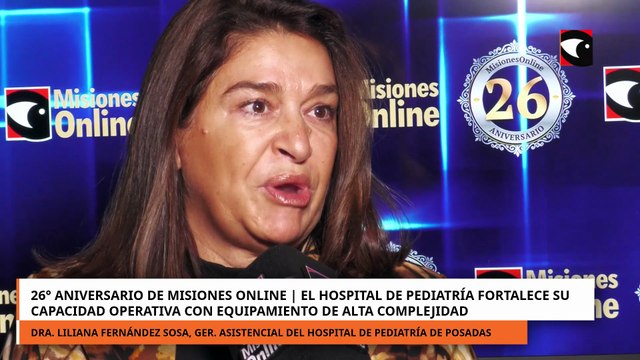 26° Aniversario de Misiones Online | El pediátrico de Posadas fortalece su capacidad operativa