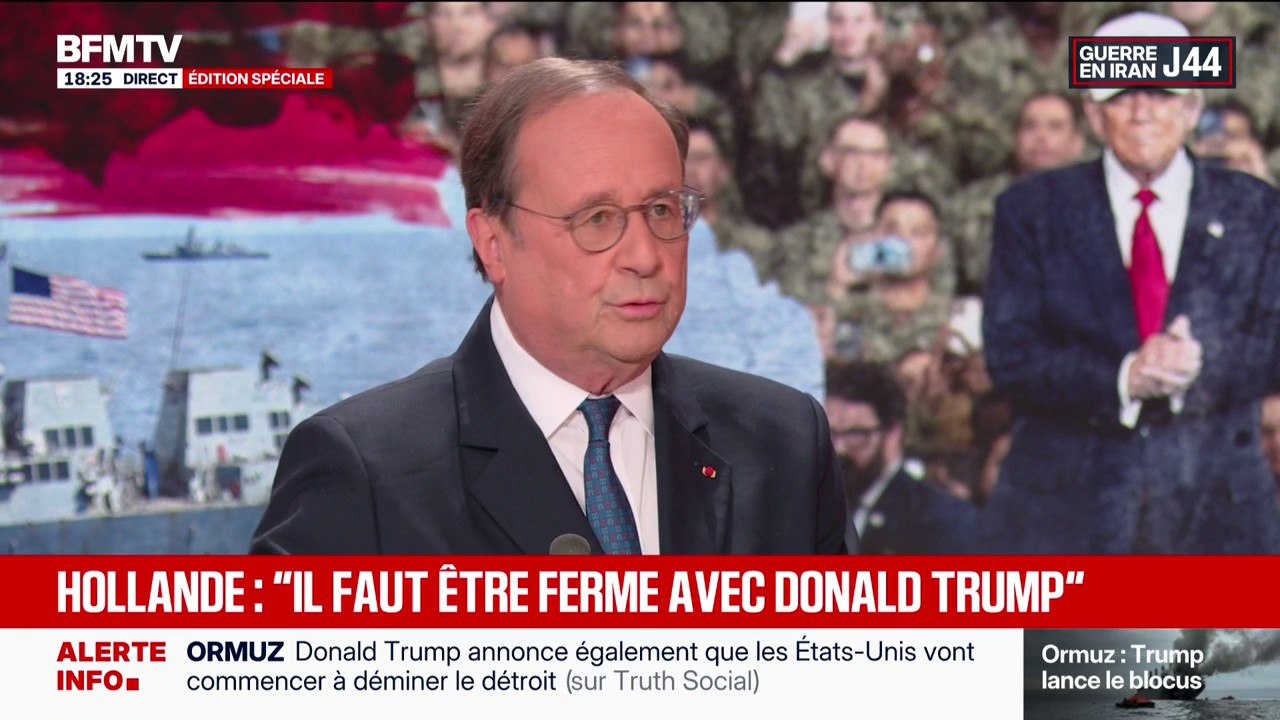"Les États-Unis auraient plus à perdre qu'à gagner en quittant l'Otan", explique François Hollande, ancien président de la République