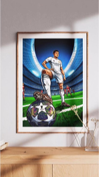 Le One Shot #10 est là.@k.mbappe .Le @realmadrid face au @fcbayern .1 seule affiche.1 seul gagnant.Jamais reproduite.#NewCreator #DirectionArtistique #Mbappe #sportsbranding