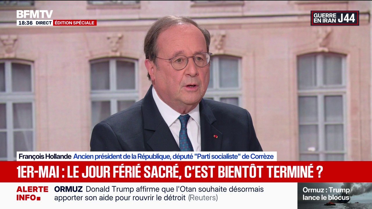 Travail le 1er-Mai: "Des possibilités peuvent exister par le dialogue social", estime François Hollande