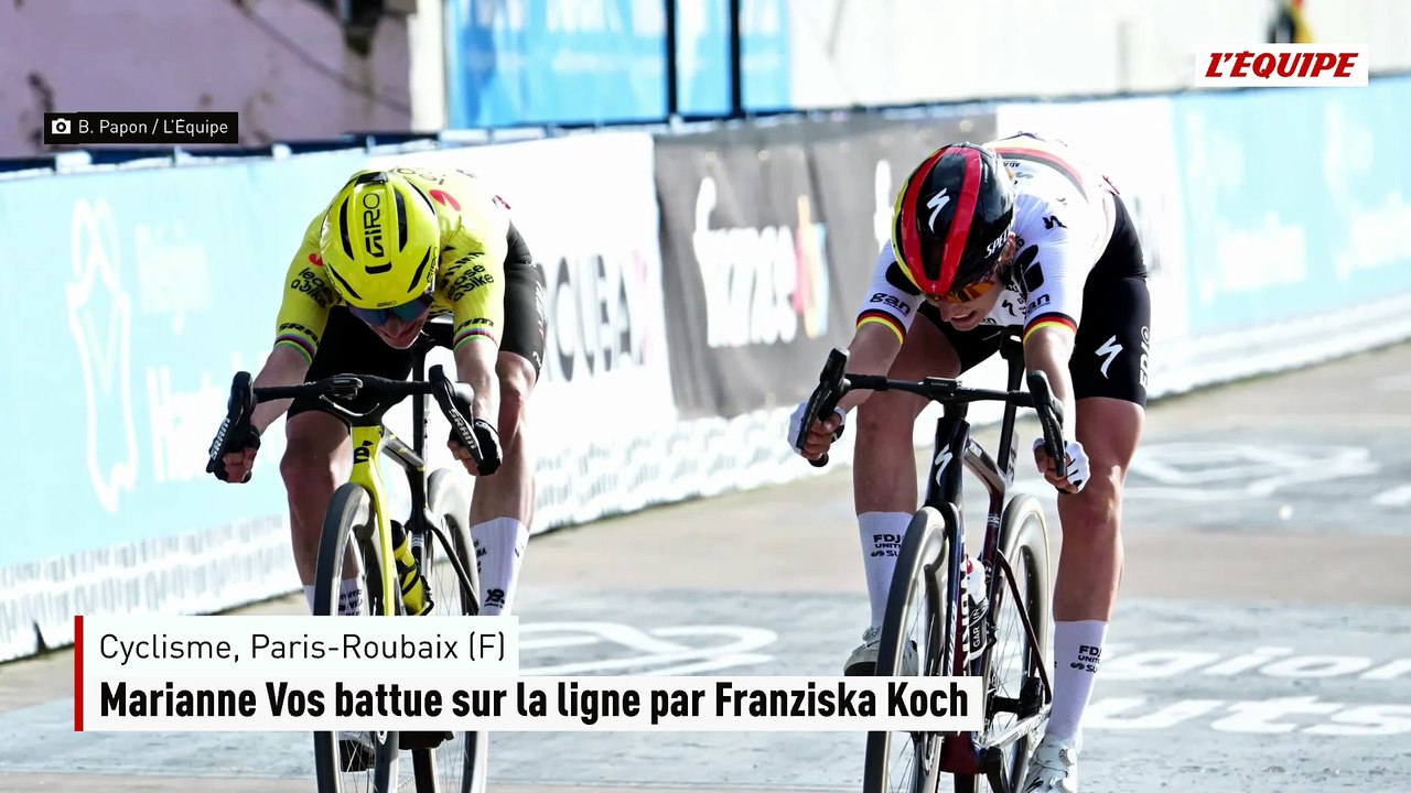 Malgré l'énorme travail de Pauline Ferrand-Prévot, Marianne Vos battue sur la ligne par l'étonnante Franziska Koch - Cyclisme - Paris-Roubaix (F)