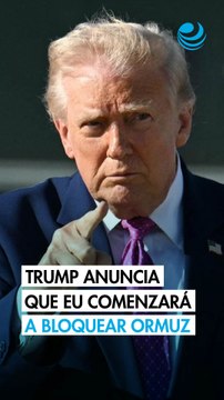 Trump afirma que Estados Unidos comenzará a bloquear el estrecho de Ormuz de inmediato