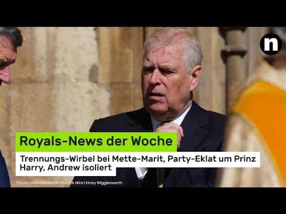 Royals-News der Woche: Trennungs-Wirbel bei Mette-Marit, Party-Eklat um Prinz Harry, Andrew isoliert