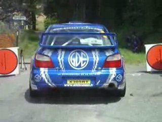 Eric Brunson Subaru Impreza S8 WRC rallye du limousin 2008