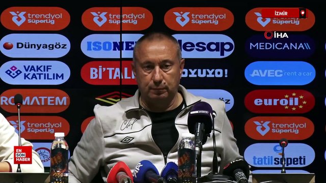Göztepe Teknik Direktörü Stanimir Stoilov açıklamalarda bulundu
