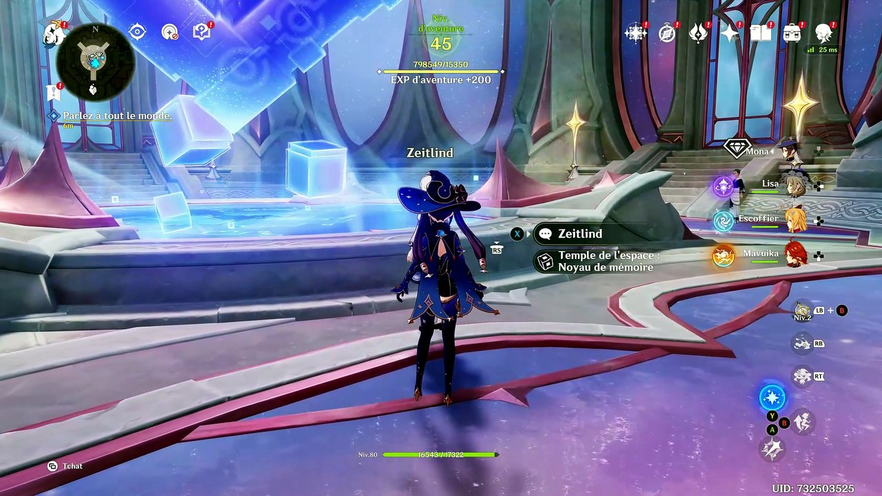 Genshin Impact Pic Vent Repos Temple de l'espace 8 Un jour au temple inscrit dans des ères