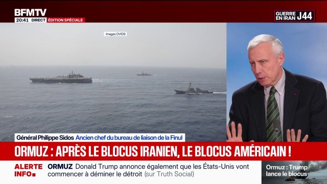 Détroit d'Ormuz: Cette affaire de blocus, c'est un acte de guerre pacifique , constate Philippe Sidos, ancien chef du bureau de liaison de la Finul
