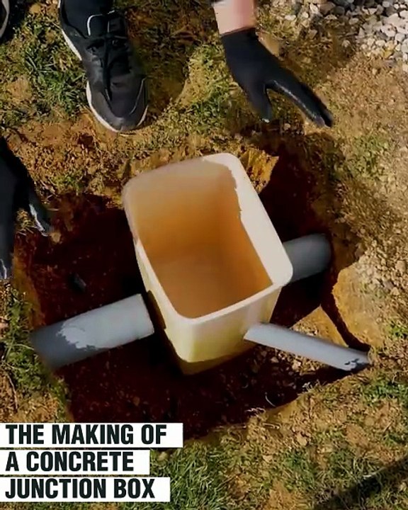 Making a concrete junction box just for you!