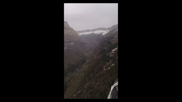 Rescate de un senderista en la Senda de los Cazadores de Ordesa, en Huesca