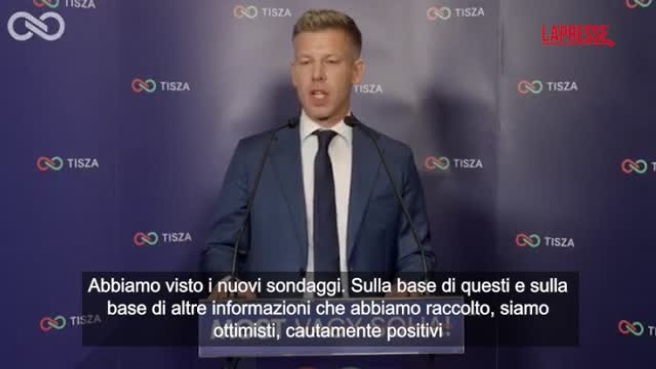 Ungheria, Magyar ottimista dopo la chiusura delle urne: «Vinceremo le elezioni»
