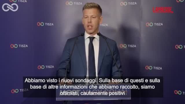 Ungheria, Magyar ottimista dopo la chiusura delle urne: «Vinceremo le elezioni»