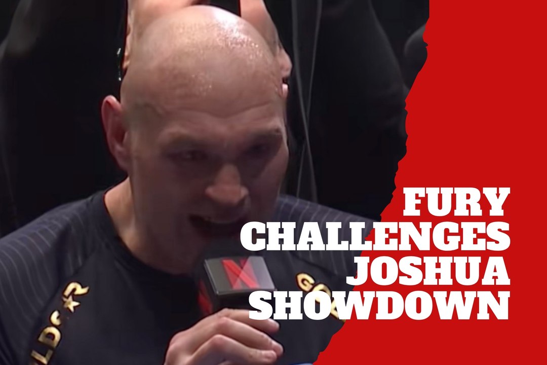 Tyson Fury reta a Joshua por la esperada pelea