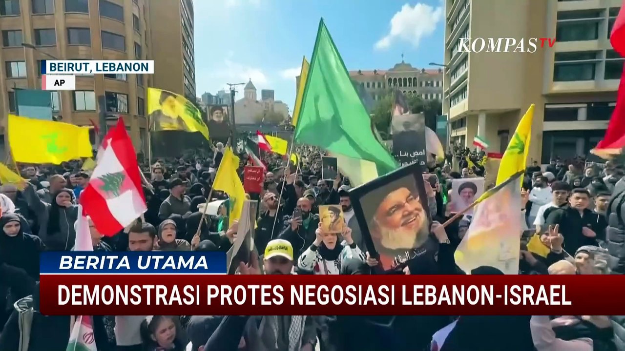 Warga Beirut Demo Tolak Negosiasi, Netanyahu Klaim Lebanon Minta Berunding dengan Israel
