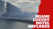23-story hotel in one of Miami's most exclusive areas implodes in seconds