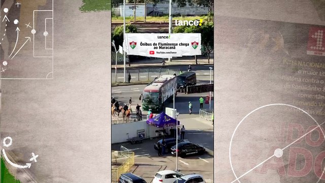Veja as chegadas de Fluminense e Flamengo no Maracanã para o clássico