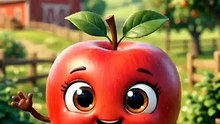 Learn Colors for Kids: The Red Apple! 🍎 #Shorts