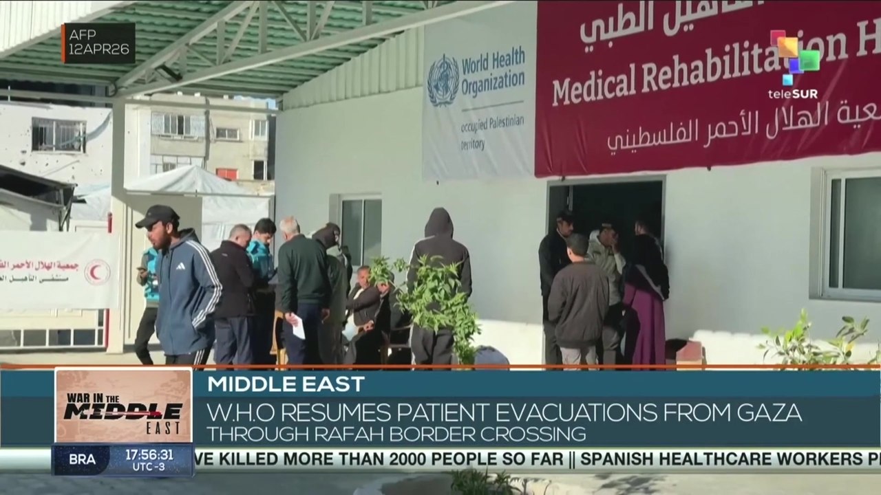 Middle East | W.H.O resumes patient evacuations from Gaza through Rafah Border Crossing
