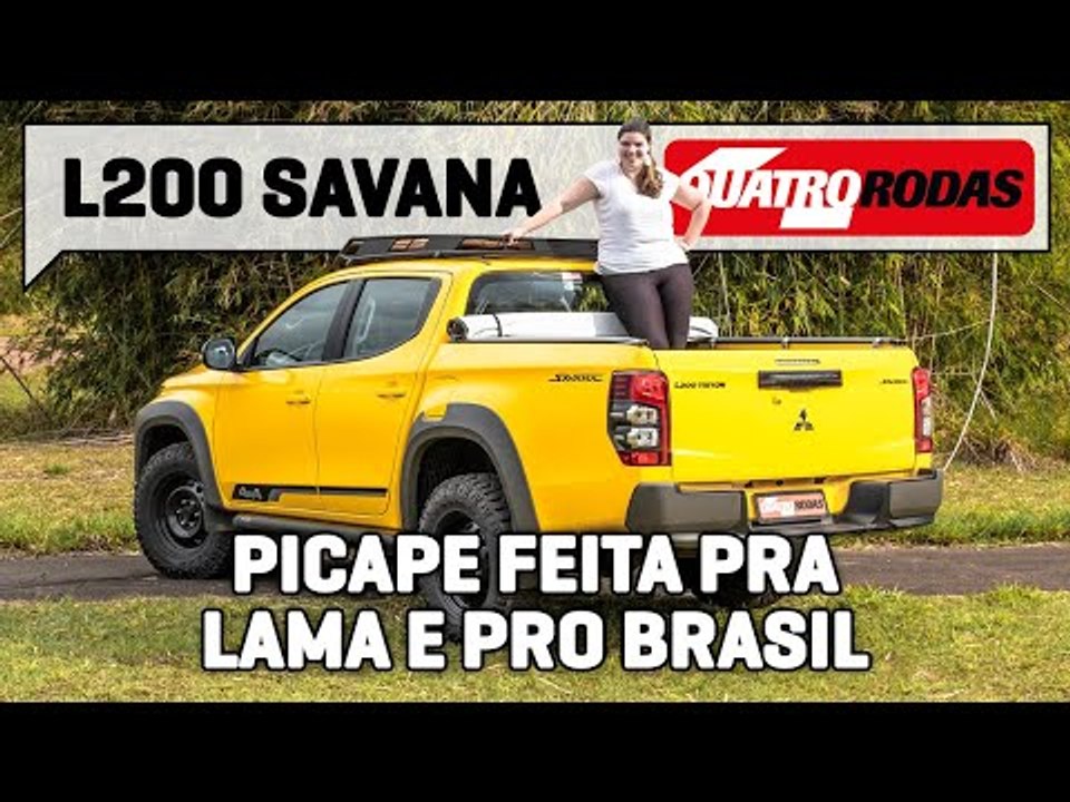 Mitsubishi L200 Savana é 4x4 FEITA PARA A LAMA e cobra a mais por isso