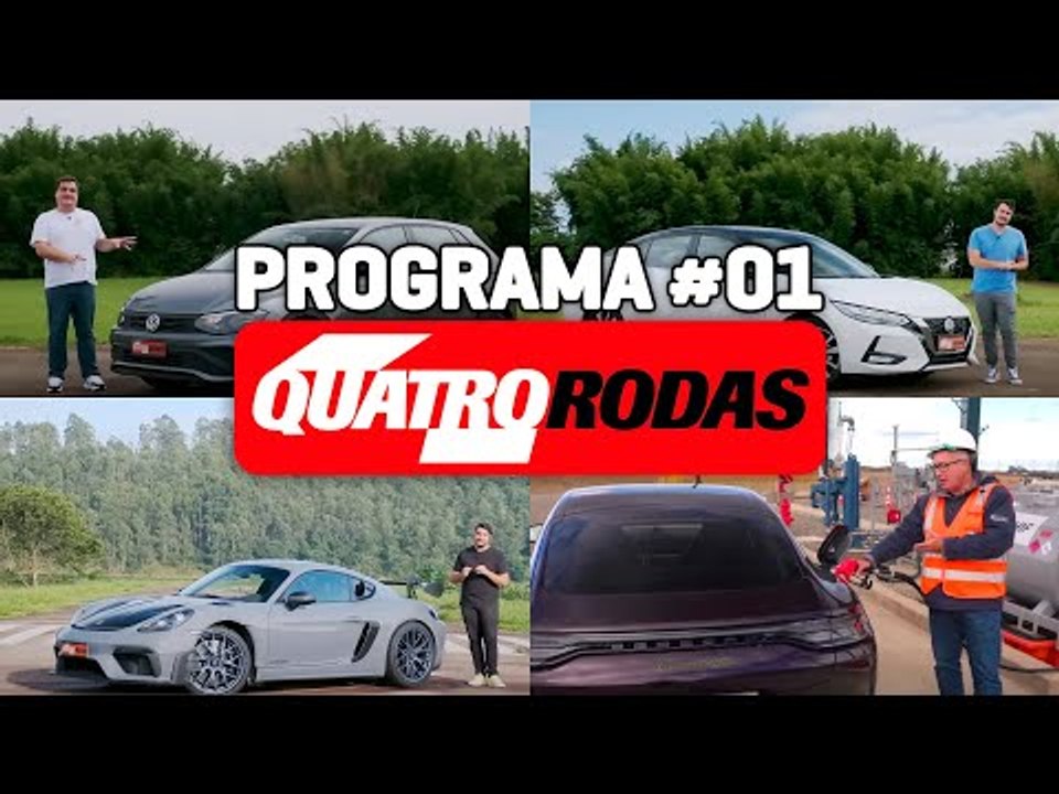 PROGRAMA QUATRO RODAS #1 - Polo Track, Porsche 718, Sentra e gasolina ...