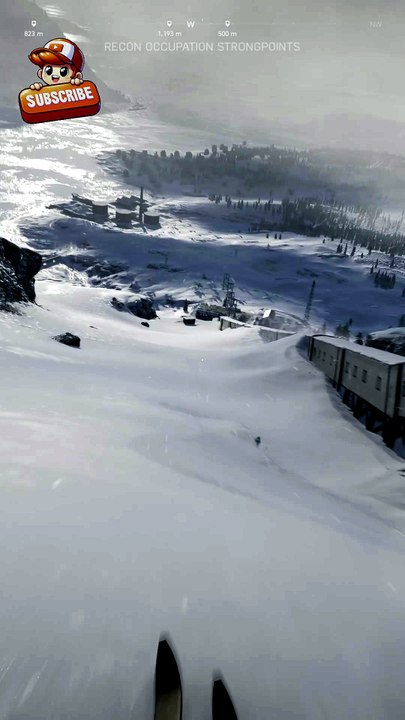 BATTLEFIELD 6 SNOW RIDE WENT FULL SKATING MODE ❄️😂 4K CHAOS #Shorts
