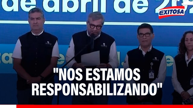 Jefe de la ONPE asegura que electores que no pudieron votar por falta de material no pagarán multas