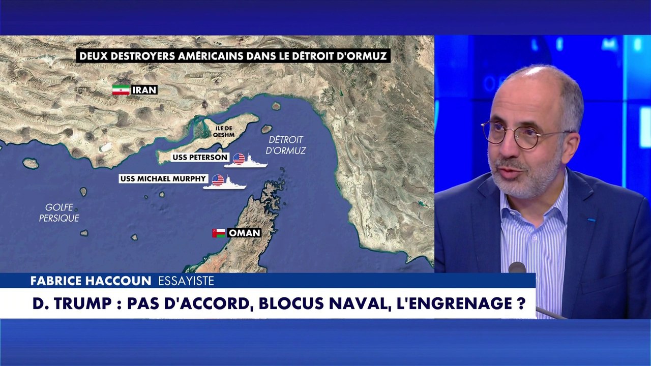 Fabrice Haccoun : «Le blocage du détroit d'Ormuz par Trump est un coup stratégique incroyable»
