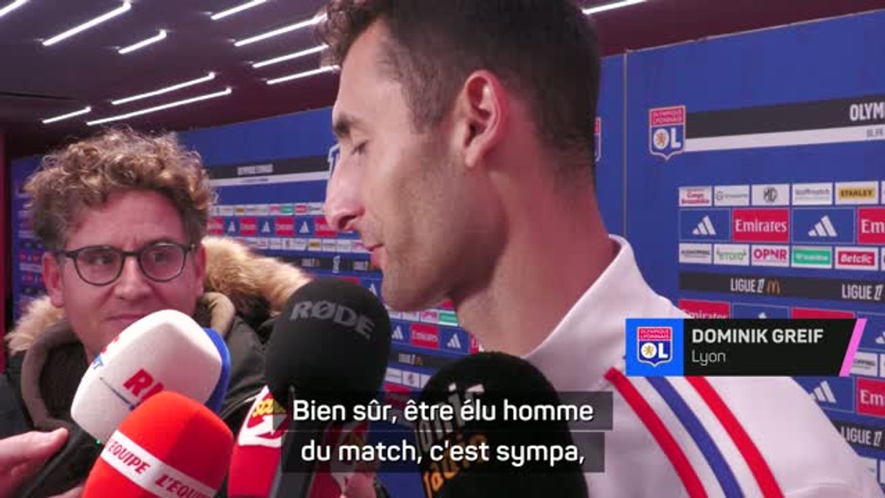 Lyon - Greif : “Enfin ces 3 points après une longue période”