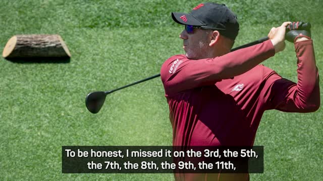 Garcia admits he's not proud of breaking driver in Masters final round