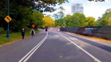 Central Park Bike Ride POV: Scenic Cycling Through New York City