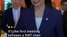 [REEL] Kuomintang Head Meets China’s Xi Jinping for  First Time in Nearly 10 Yea