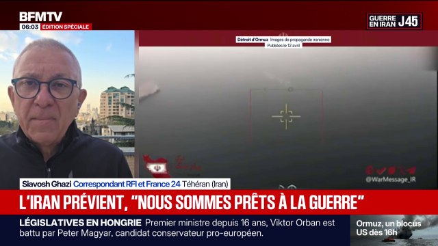 Blocus d'Ormuz: l'Iran se dit prêt à la guerre