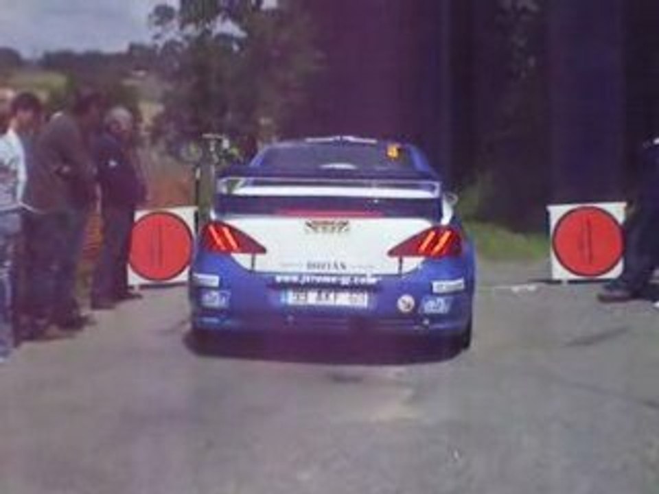 Grosset Janin Peugeot 307 WRC Bozian Rallye Limousin 2008
