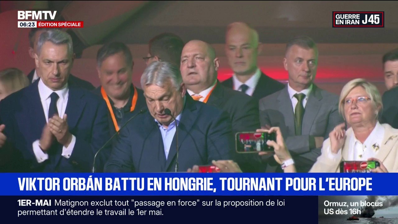 Élections législatives en Hongrie: Peter Magyar annonce sa victoire, Viktor Orban reconnaît une défaite "douloureuse"