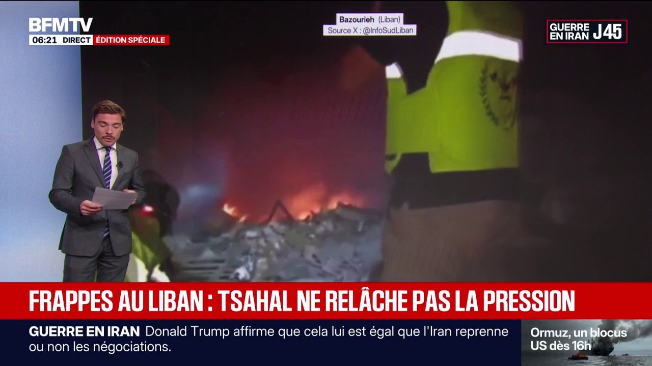 Guerre au Moyen-Orient: au moins six morts dans des frappes israéliennes sur le sud du Liban