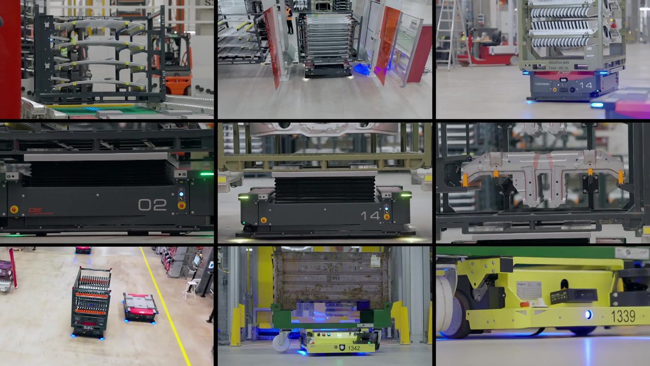 BMW Group Plant Munich Logistik - Produktion des BMW i3