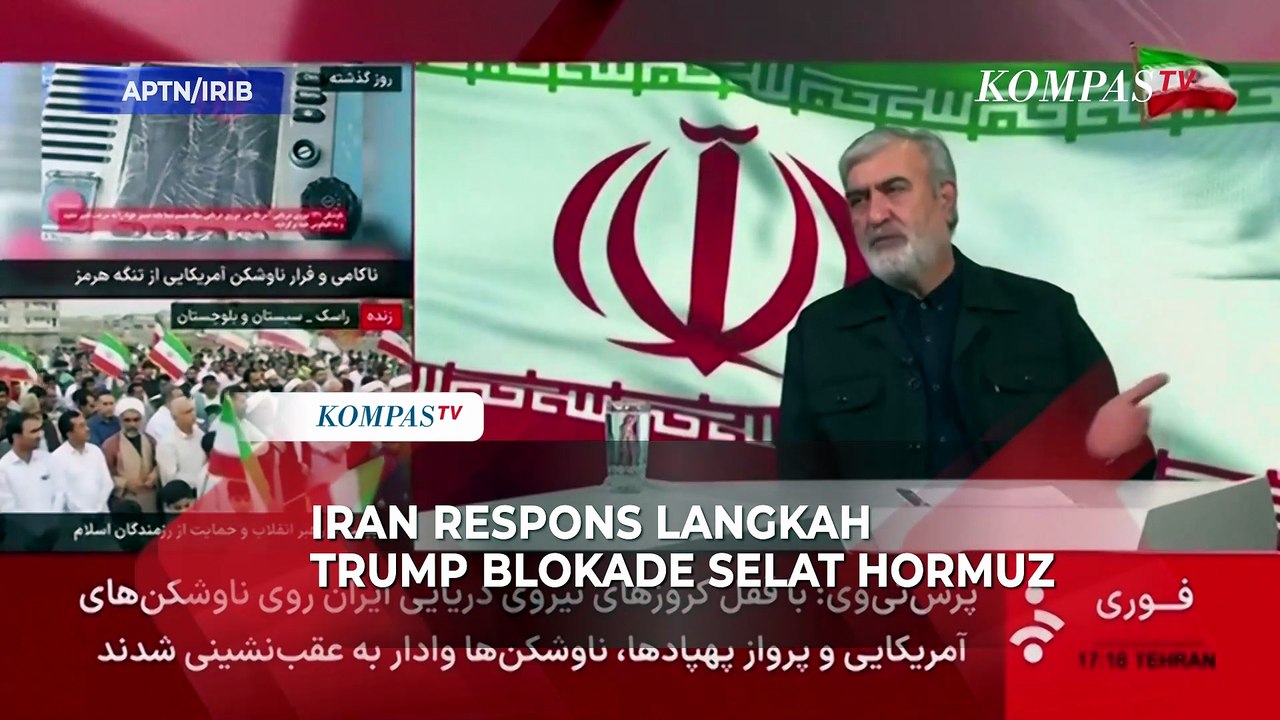 Iran Respons Langkah Trump Mau Blokade Selat Hormuz