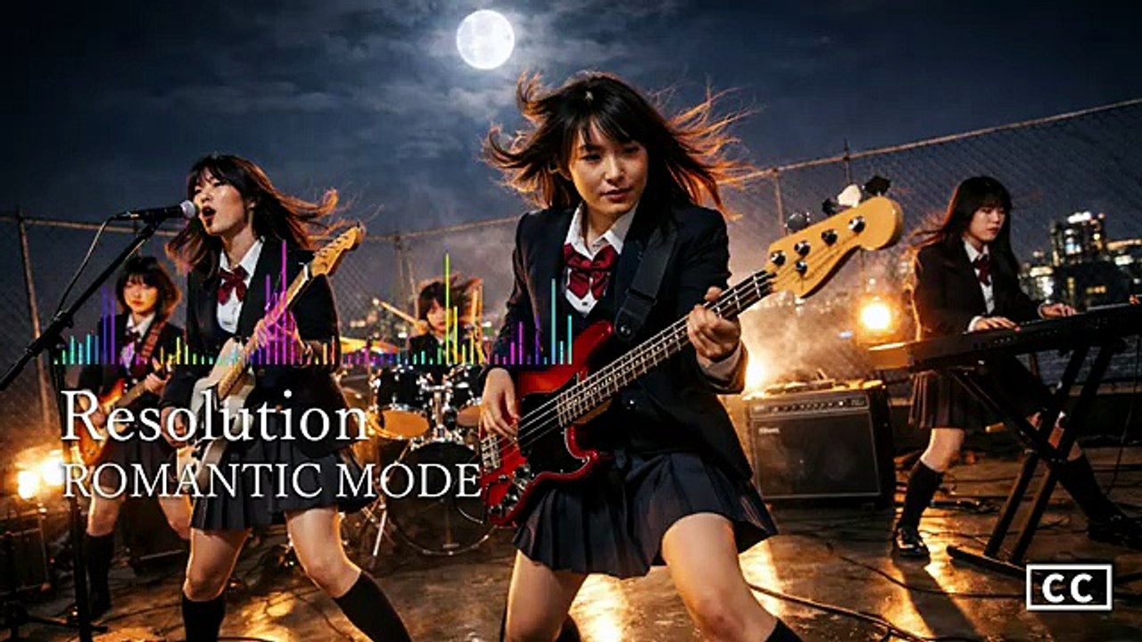 機動新世紀ガンダムX OP｜Resolution（ROMANTIC MODE）｜90年代アニソンを女子高生バンドカバー【AI cover】After War Gundam X Anime song