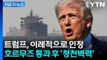 '메가톤급 파장' 이례적으로 인정한 트럼프...호르무즈 대혼란 [지금이뉴스] / YTN
