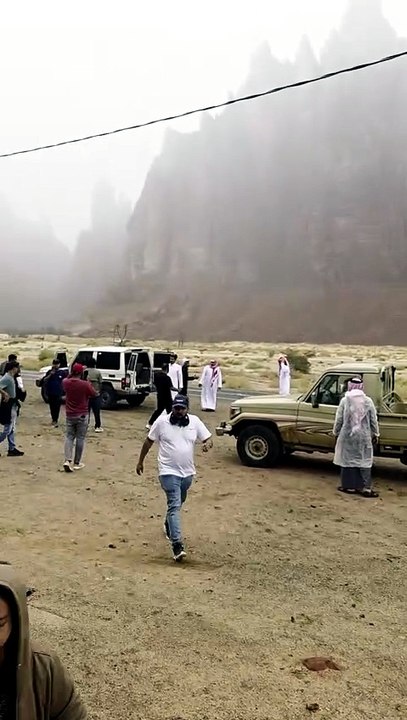 Breathtaking Daytime View of Wadi Disah in Tabuk Saudi Arabia