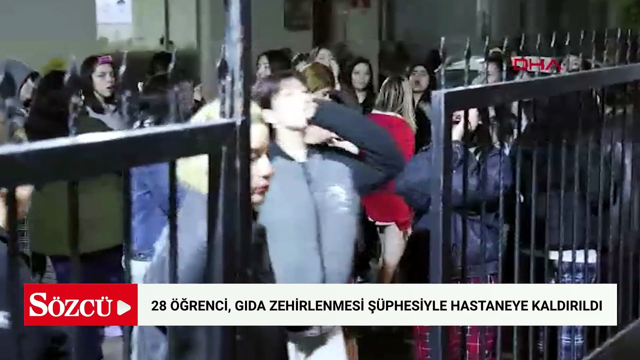 İzmir’de 28 öğrenci, gıda zehirlenmesi şüphesiyle hastaneye kaldırıldı