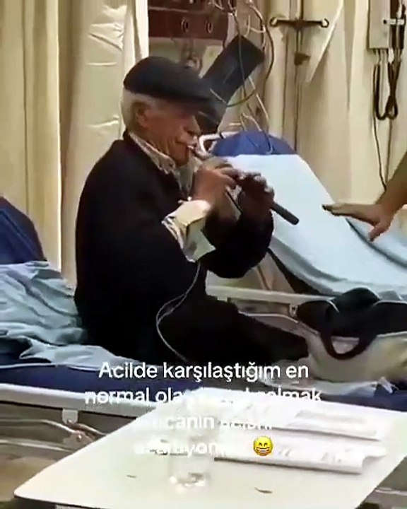 'Acımı hafifletiyor' dedi, acil serviste 'zurna' çaldı