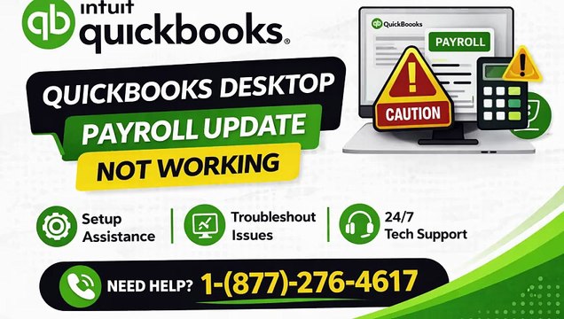 QUICKBOOKS®】{Desktop Payroll Update Not Working} & Fix Guide — Step by Step Troubleshooting 2026