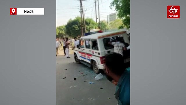 Labourers Protest Over Salary Hike In Noida; Vehicles Torched, Tear Gas Fired