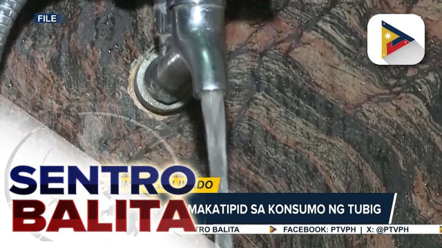 Ilang tips para makatipid sa konsumo ng tubig | ulat ni Sheila Natividad