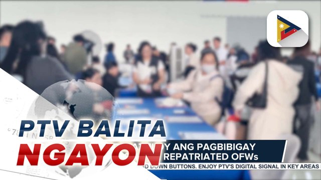 DSWD, patuloy ang pagbibigay ng tulong sa repatriated OFWs