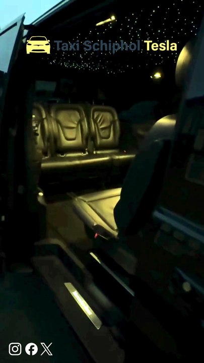 Taxi Schiphiphol tesla