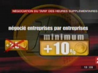 France 2 : les heures sup moins payées
