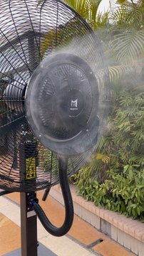 BLDC industrial mist fan with 60L water tank, spray cover more than 10 meters#Mingletec #industrial #mistfan #fans #manufacturer #supplier #aircooler #BLDC #dcmoto #warehouse #factory #electric #hotsellproduct #fyp #fypシ