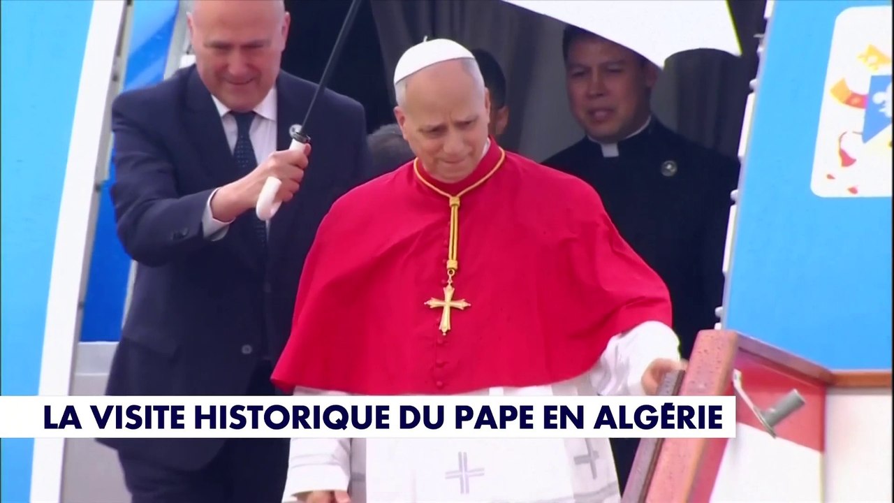 Alors que le pape Léon XIV effectue une tournée africaine, il vient d'atterrir en Algérie